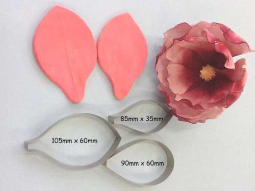 Magnolia Cutter and Veiner Set - Click Image to Close
